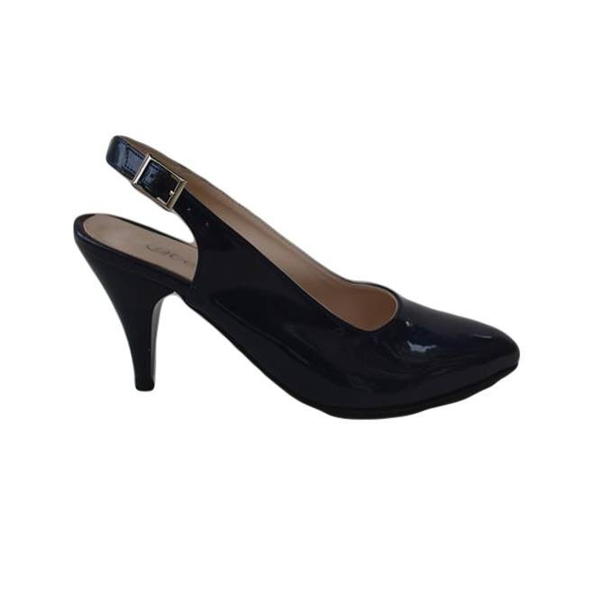 Sandale elegante, inchis in fata si decupat in spate, D&J Exclusive, Negru