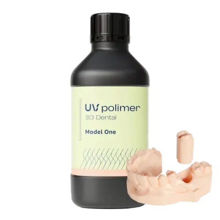 Фотополимеризираща се смола, UV полимер, модел едно, праскова, 1 кг