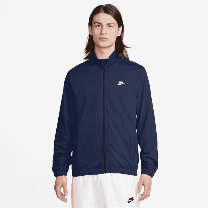 Jacheta Nike pentru Barbati, m nk club knit jkt, FQ3426-410, Albastru, Albastru