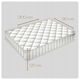 Cearceaf de pat, Frotte, Albastru, 90 x 200 cm, cu elastic, 180 g/m², 85% bumbac, 15% poliester, Oeko-tex standard 100