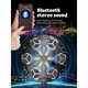 Боксова машина Excitat, умна музикална, Bluetooth връзка, боксови и фитнес тренировки, LED осветление, стенен монтаж, с ръкавици, 3 скорости, за деца и възрастни, син/черek