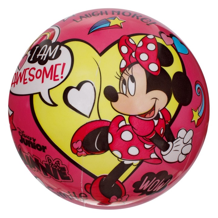 Minge din Plastic pentru Plaja Colorata Minnie Mouse 23cm