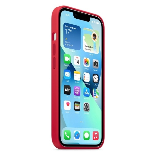 Husa de protectie Silicone Case with MagSafe pentru iPhone 13, RED