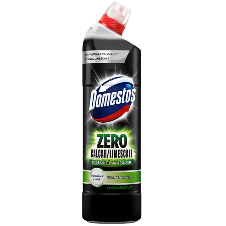 Pachet 2 X Solutie wc lichid Domestos Zero Calcar Lime 750ml