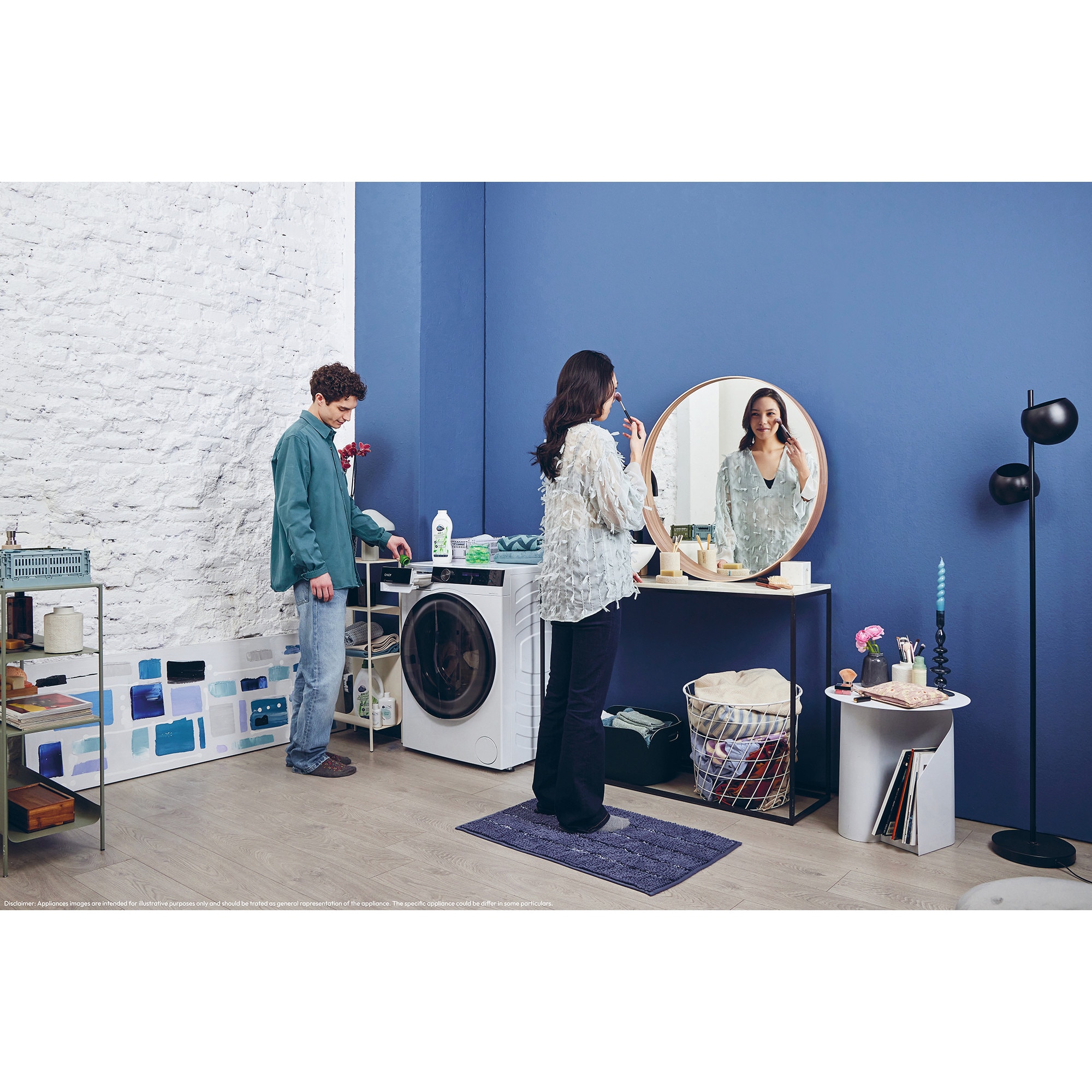 Masina de spalat rufe cu uscator Candy Pro Wash 700 BWS 6106B8-S, 10 kg spalare/ 6 kg uscare, 1600 RPM, Motor Inverter, Display LCD, Pro Active Eco Wash, Steam, Clasa A, Alb