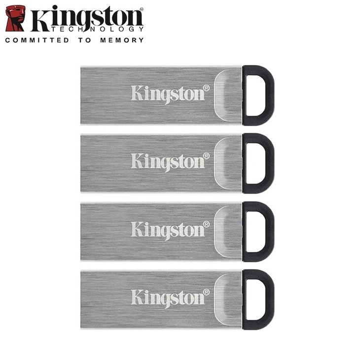 Memorie externa USB 3.0, 1TB, DataTraveler Kyson, metal, fara capac