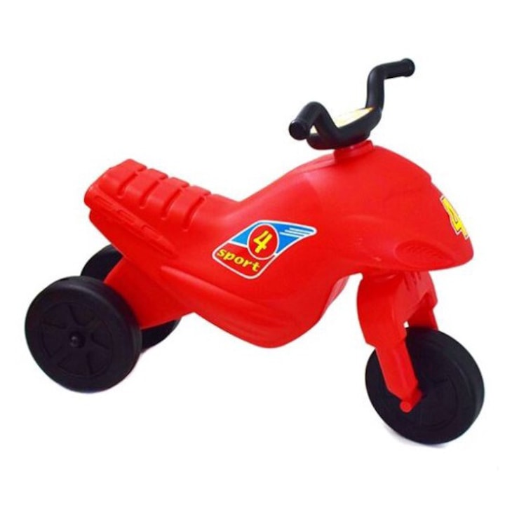Turbo Stallion, Super Bike 4 mini Малък мотоциклет червен 57 cm x 28 cm x 45 cm