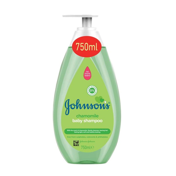 Pachet 3 X Sampon Johnsons Baby Pompa Chamomile 750ml