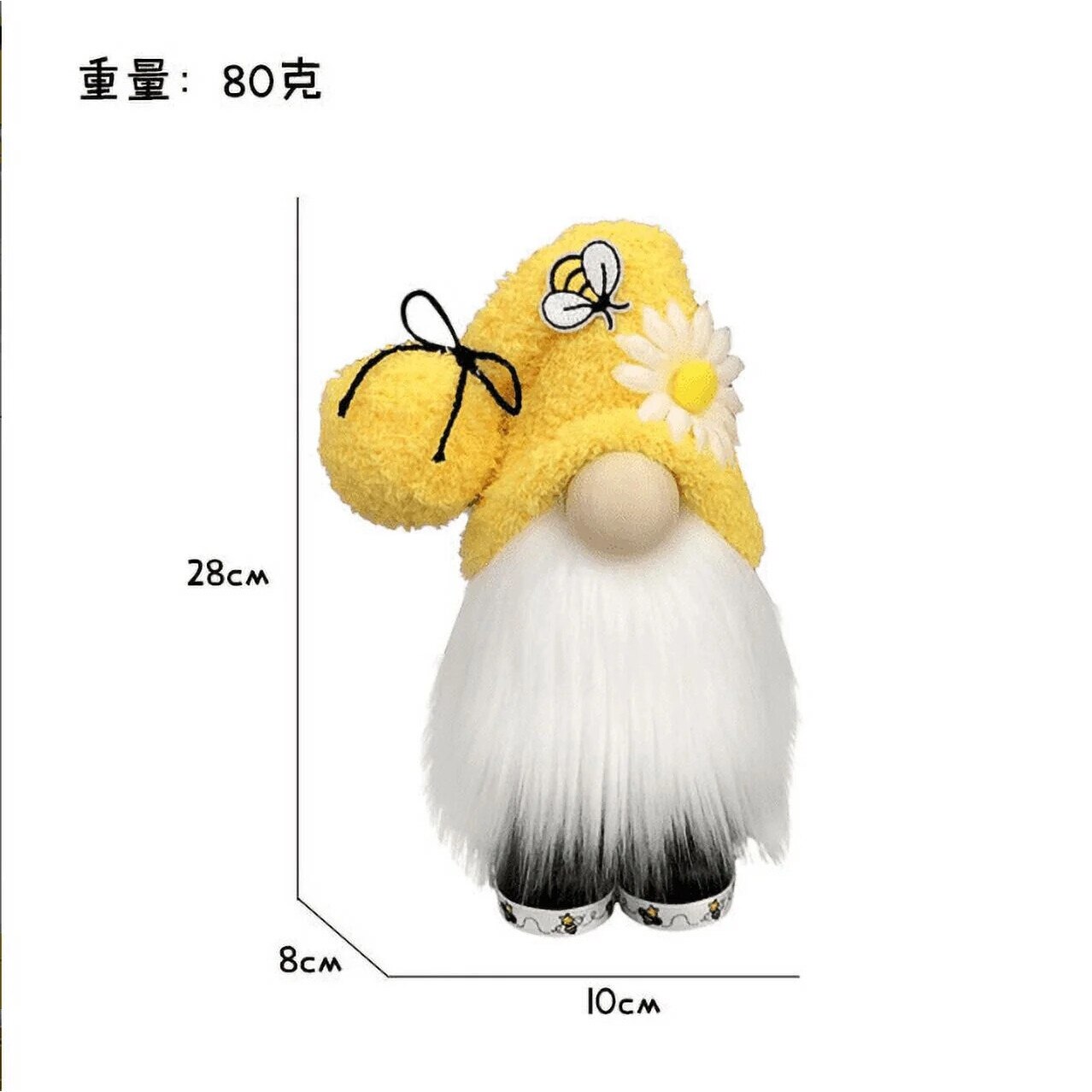 Gnome decorativ multicolor, 22x8x8cm, 1 set - eMAG.ro