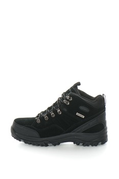 Skechers, Ghete impermeabile pentru trekking Pelmo, Negru Skechers, Ghete impermeabile pentru trekking Pelmo, Negru