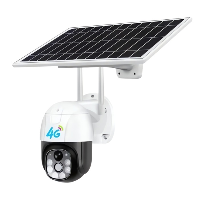 Cameră de securitate inteligentă WiFi pentru interior, monitor audio 2 căi, pentru bebeluși și animale de companie, fără fir, priza UE 100-240V