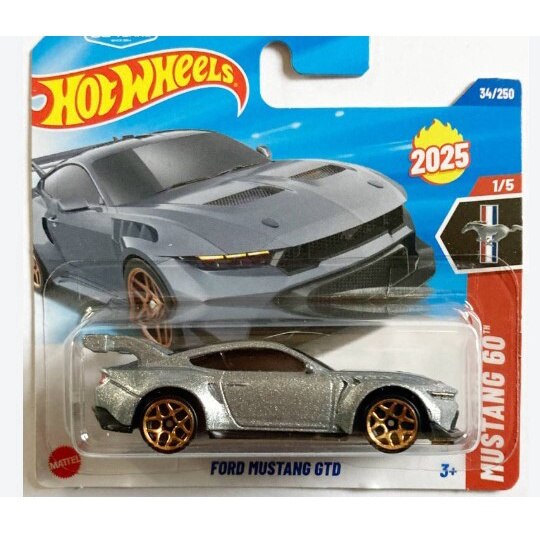 Masinuta Metalica Hot Wheels, Ford Mustang GTD, 2025, 1:64 - eMAG.ro