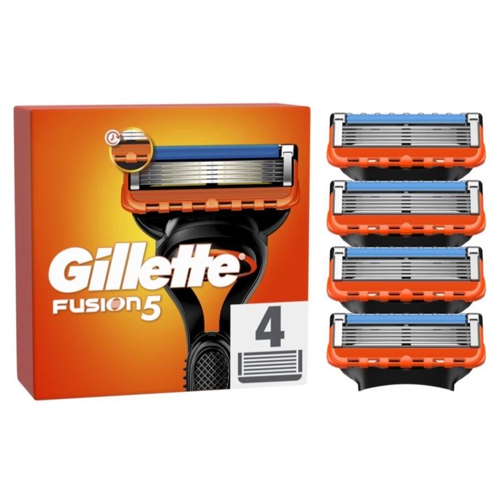 Gillette Fusion Manual borotva utántöltő, 4 db