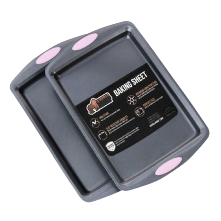 2 db tepsi készlet, 44x29, 2x3, 5 cm, tapadásmentes bevonat