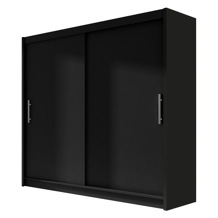 Dulap London I, MIRJAN24, negru, 180x215x58 cm