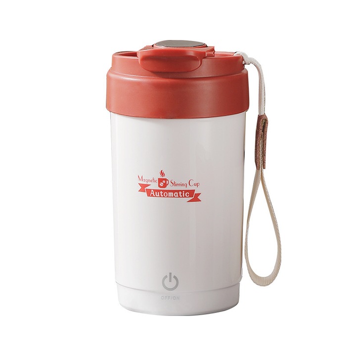 Cana termica cu afisaj de temperatura, 450ml, design izolat, capac rotativ 360, sigiliu etans, inox