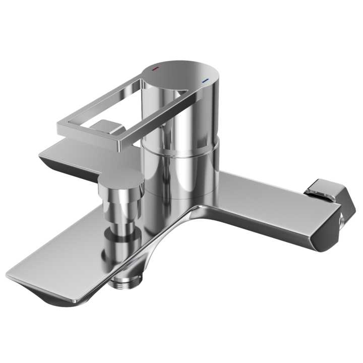 Baterie De Baie Si Dus, Granitan, Arma, Crom, Bronz, Mecanism De Deschidere: Fiecare/Doua, Distanta De Montare: 150 mm, Raza De Actiune A Robinetului: 170 mm, Set: Baterie + Sistem De Fixare + 2 Racorduri Flexibile