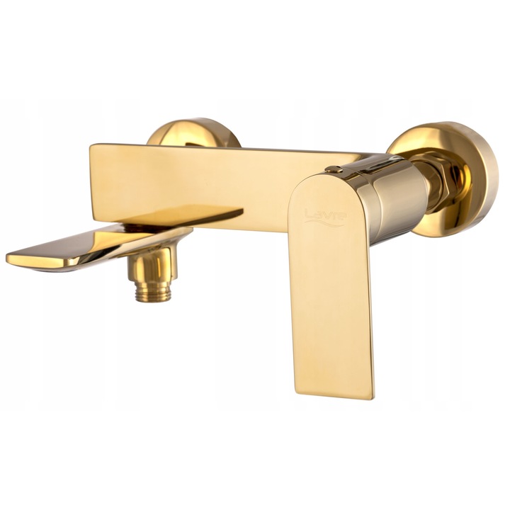 Baterie Cada, Granitan, Faro, Constructie Din Alama, Cartus Ceramic, Rezistenta La Decolorare Si Temperatura Inalta, Montaj Usor, Design Elegant, Ideala Pentru Bai Moderne, Auriu