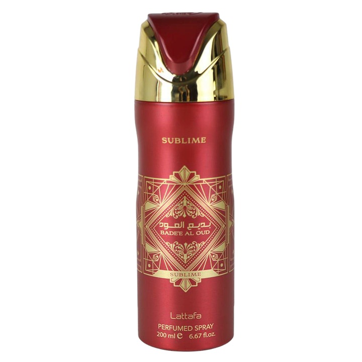 Deodorant pentru corp Lattafa Badee Al Oud Sublime, 200 ml