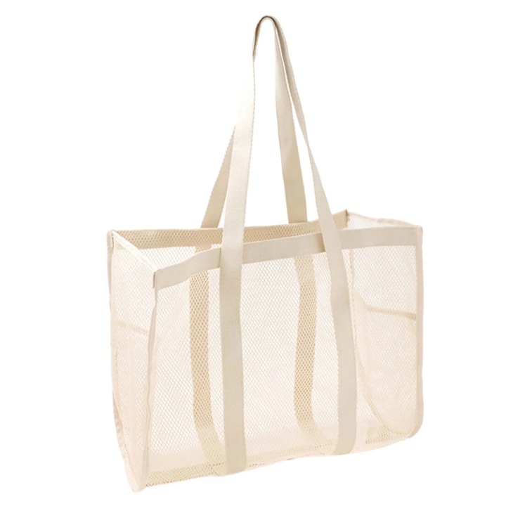 Плажна чанта, голям капацитет, сгъваема, водоустойчива, 36x17x30.5см