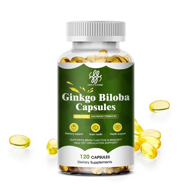 Extract De Ginkgo Biloba, Alhena® Beworths, Supliment Pentru Performanta Cognitiva, Sustine Memoria, Concentrarea Si Functia Mentala Odata Cu Inaintarea In Varsta, Imbunatateste Circulatia Cerebrala Si Fluxul Sanguin, Formula Naturala, 60 Capsule