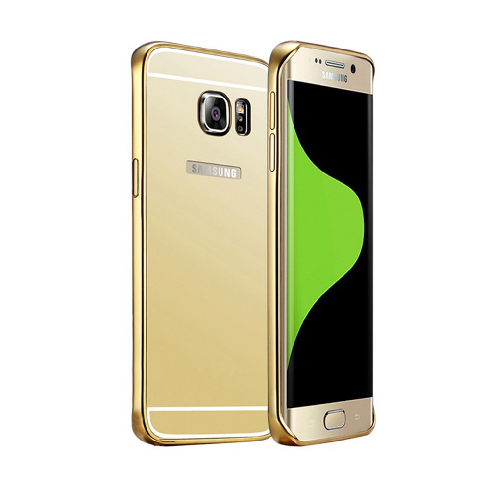 Reason back Do Husa Luxury Mirror Case Samsung S7 Edge Gold - eMAG.ro