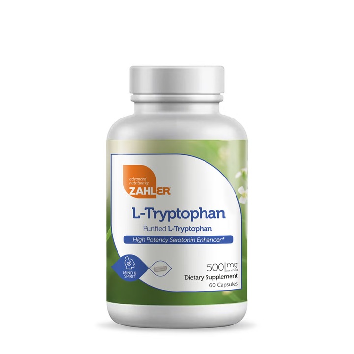 ZAHLER® L-Tryptophan, L-triptofan 500 mg, 60 cps