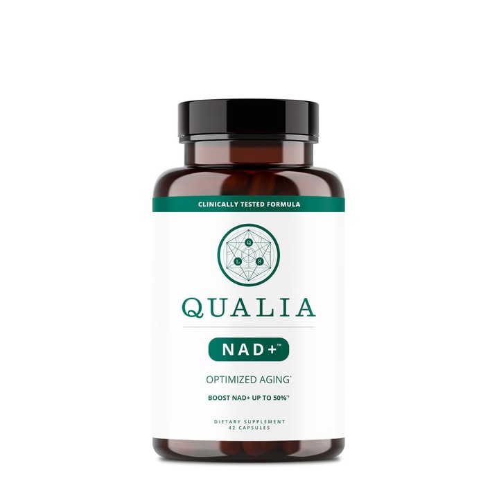 Qualia Life Sciences Qualia NAD+™ Optimized Aging, Formula pentru Cresterea NAD+ pana la 50%, 42 cps