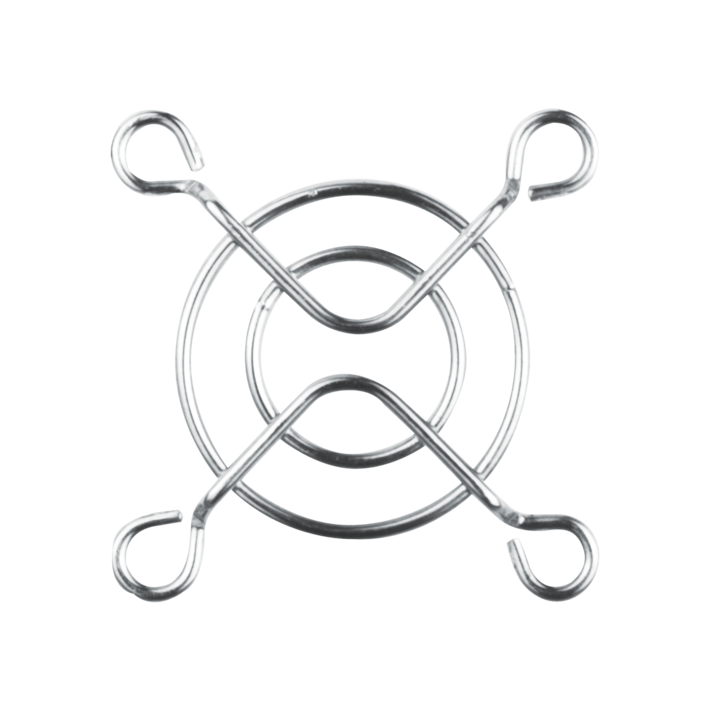 Вентилаторна решетка ARCTIC, съвместима с 40 мм вентилатори, хромирана стомана, сребрист цвят