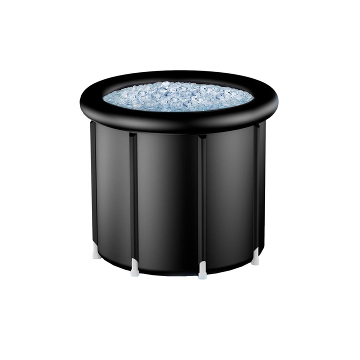 Cada de gheata portabila, OVERTANG, cu drenaj usor, izolatie superioara, 29.5x31.5 inch