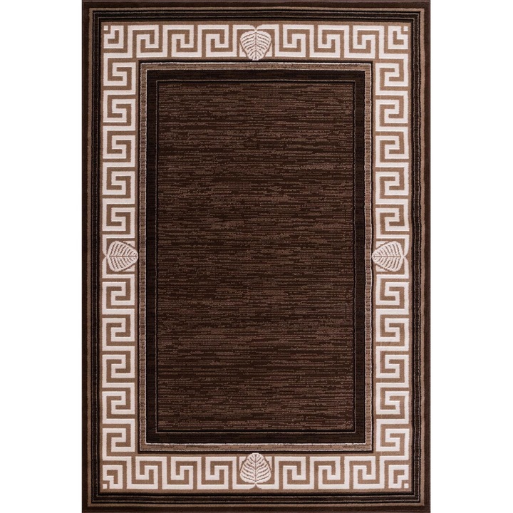 Covor Modern, Luna 1825, Maro/ Bej, 80x150 cm, 1300 gr/mp