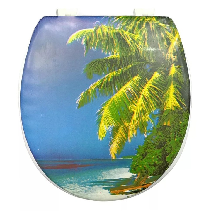 WC-ülőke szivaccsal, Beach, KY5012, 400 x 360 mm