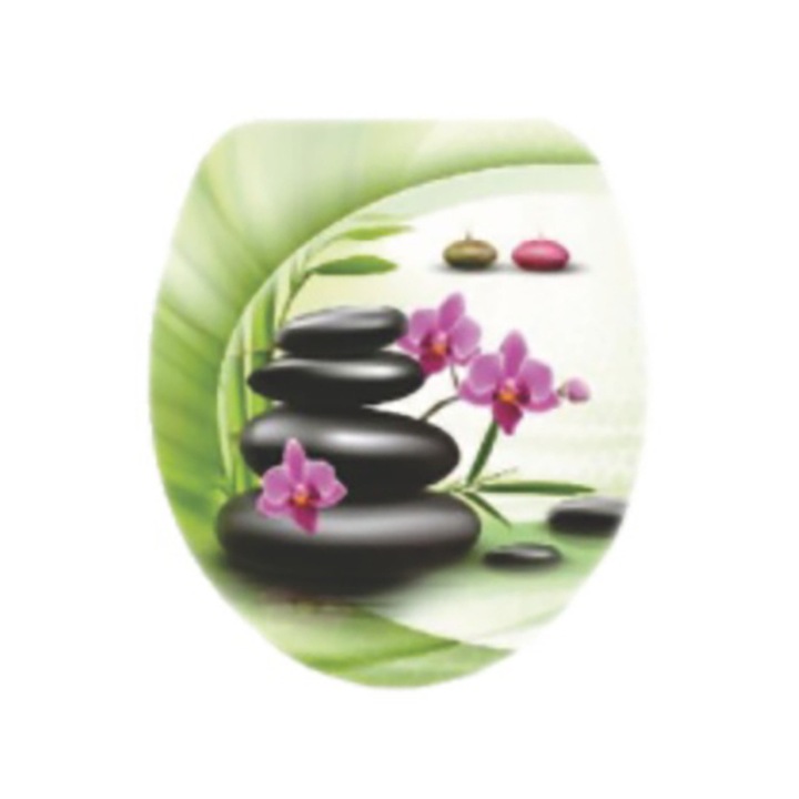 Тоалетна седалка с гъба, Pietre, KY5171, 400 x 360 mm