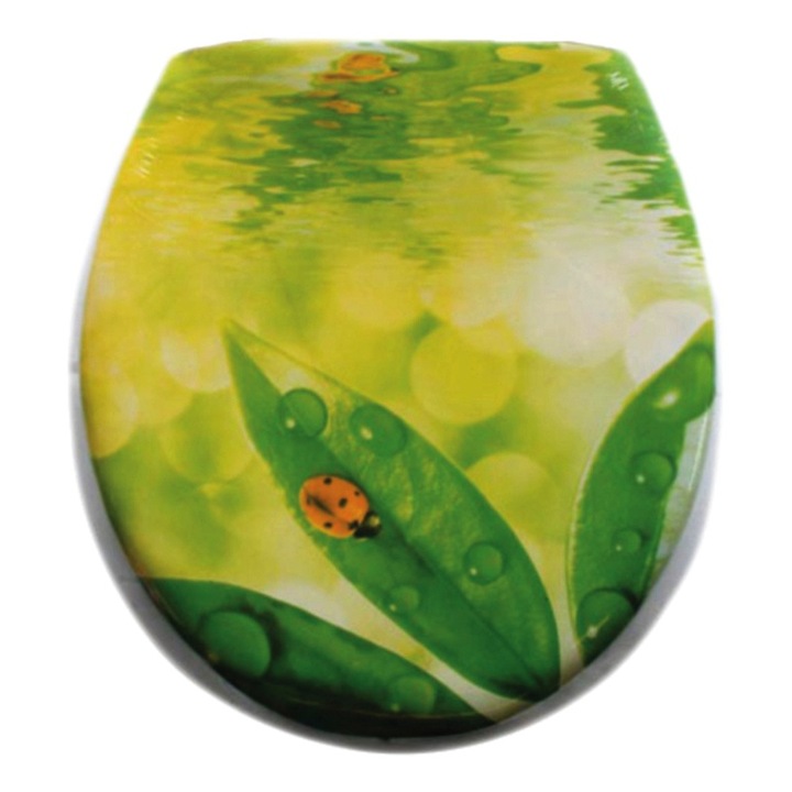 Тоалетна седалка с гъба, Ladybug, KY5085, 400 x 360 mm