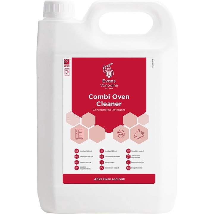 Detergent degresant pentru cuptoare Evans Combi Oven Cleaner 5 litri