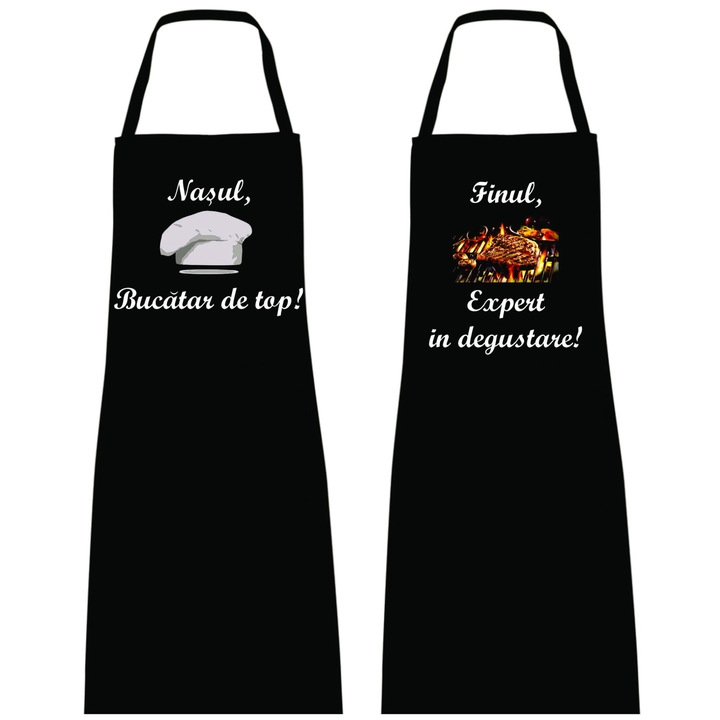 Set Sorturi personalizate Nasul, Bucatar de top! Finul, Expert in degustare