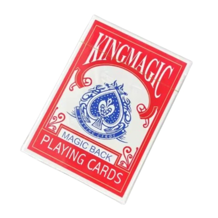 Carti de joc marcate, KingMagic, Fake card, Cu semne ascunse, Rosu