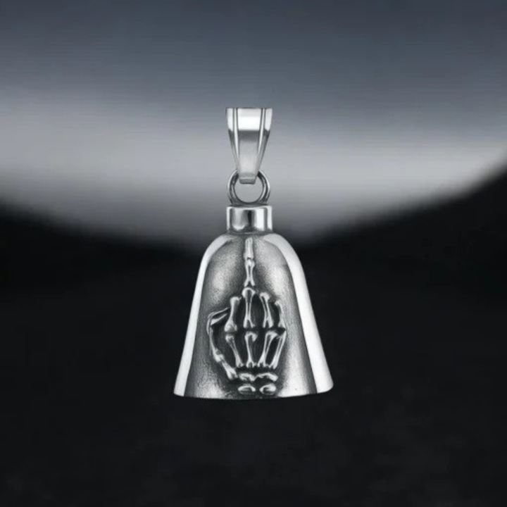 Őrharang / Szerencseharang / Moto talizmán - Csontváz