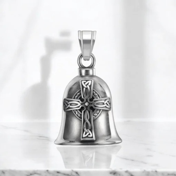 Őrharang / Szerencseharang / Moto talizmán - Nagy kereszt