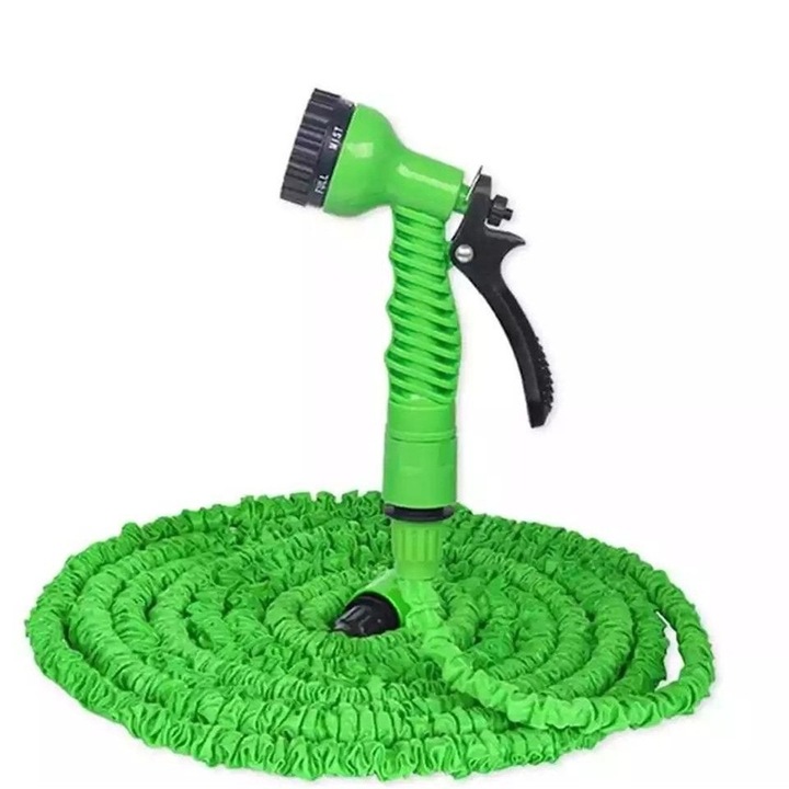 Furtun Extensibil pentru Gradina 60m, Verde