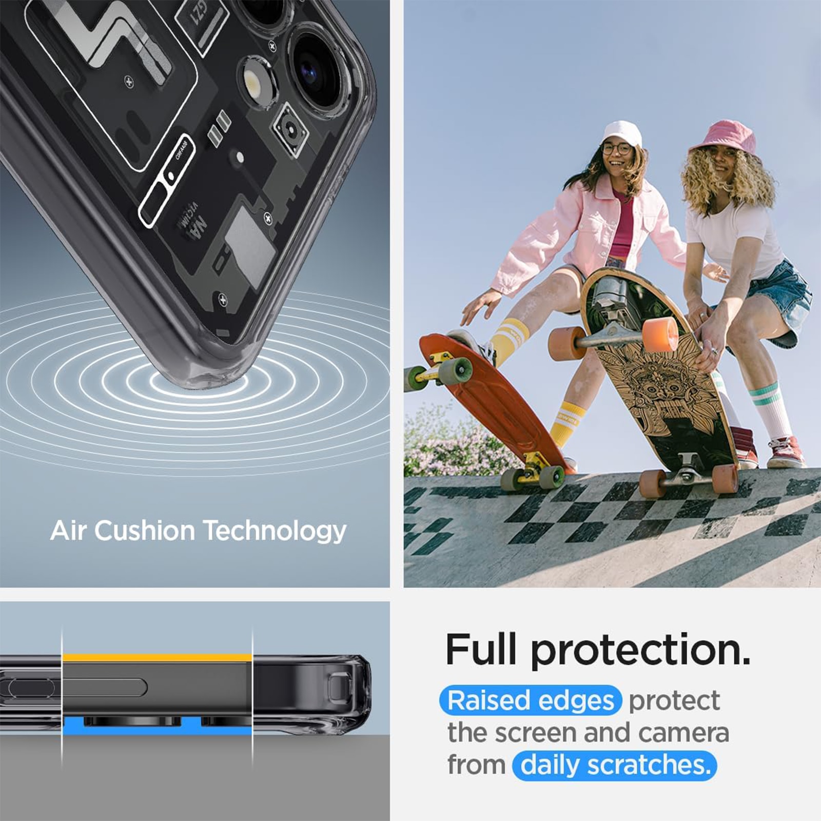 Carcasa pentru telefon TREXORA, Samsung S25, protectie militara, design inspirat de tehnologie, neagra