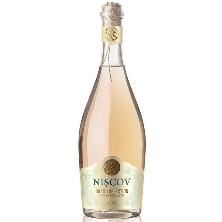 Vin Frizzante alb demisec, Niscov, 0.75 L