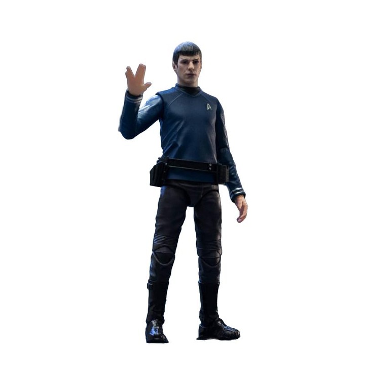 Фигурка Spock 1/18 Star Trek 2009, Hiya, 105 мм, синя униформа, включени аксесоари