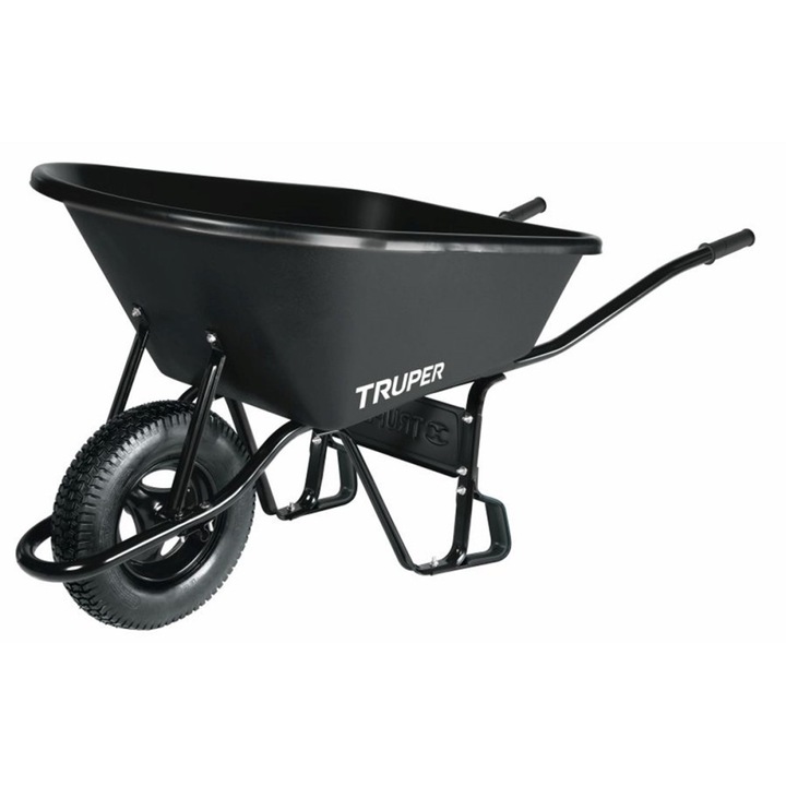 TRUPER CAT-60PL Talicska Műanyag Puttonnyal Tömlős Kerékkel 120/170 L