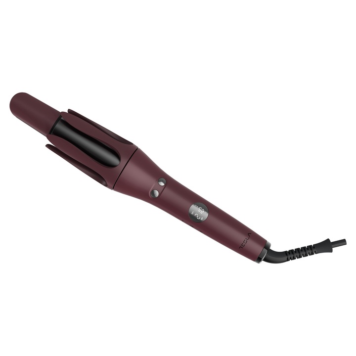 Ondulator de par Tesla ACH500BBD, 210 grade, Functie Ionica, Display LED, Ceramic, Burgundy