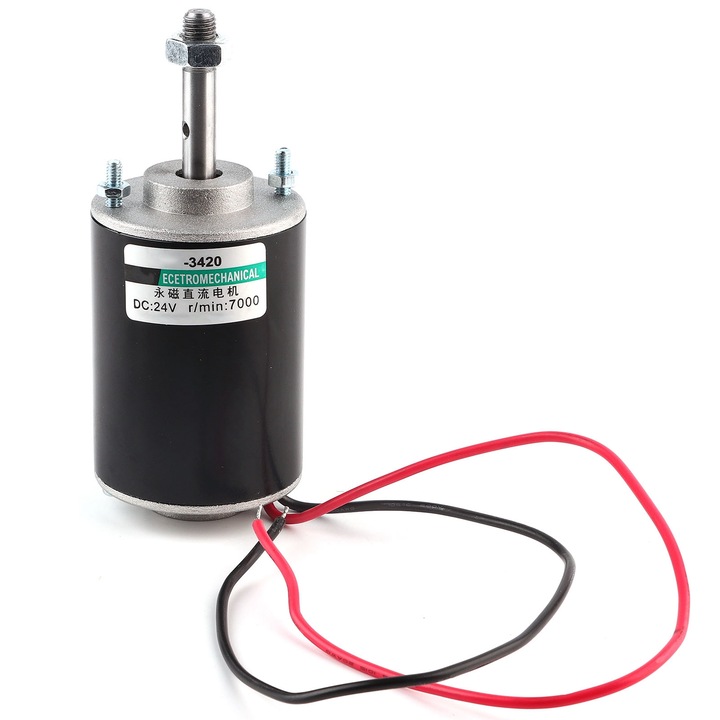 Motor DC Enforose XD-3420, 30W, 2 poli, 12V, 35000RPM, pentru masina de vata de zahar si echipamente medicale