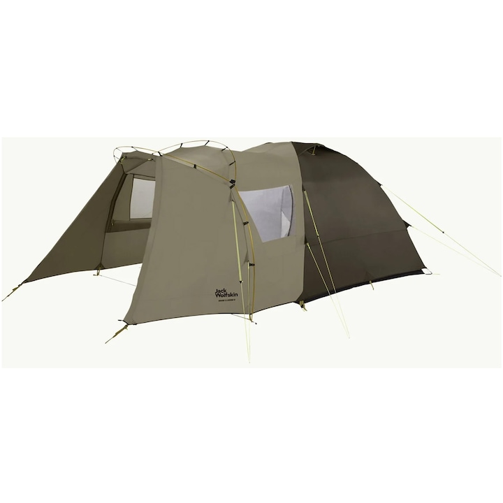 Палатка Jack Wolfskin Grand Illusion IV, 4 места, зелена