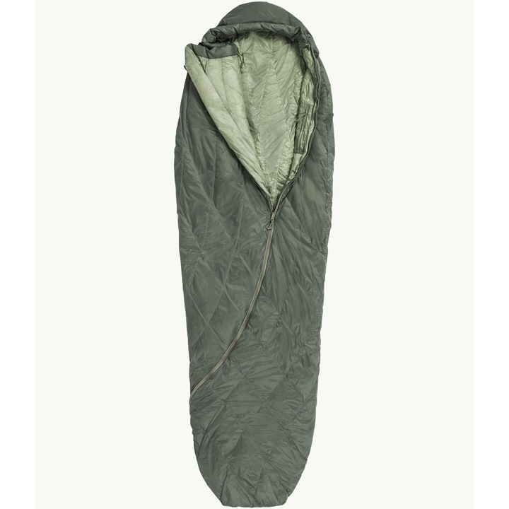 Sac de dormit Jack Wolfskin Athmos Down +5, 180Cm, picnic green