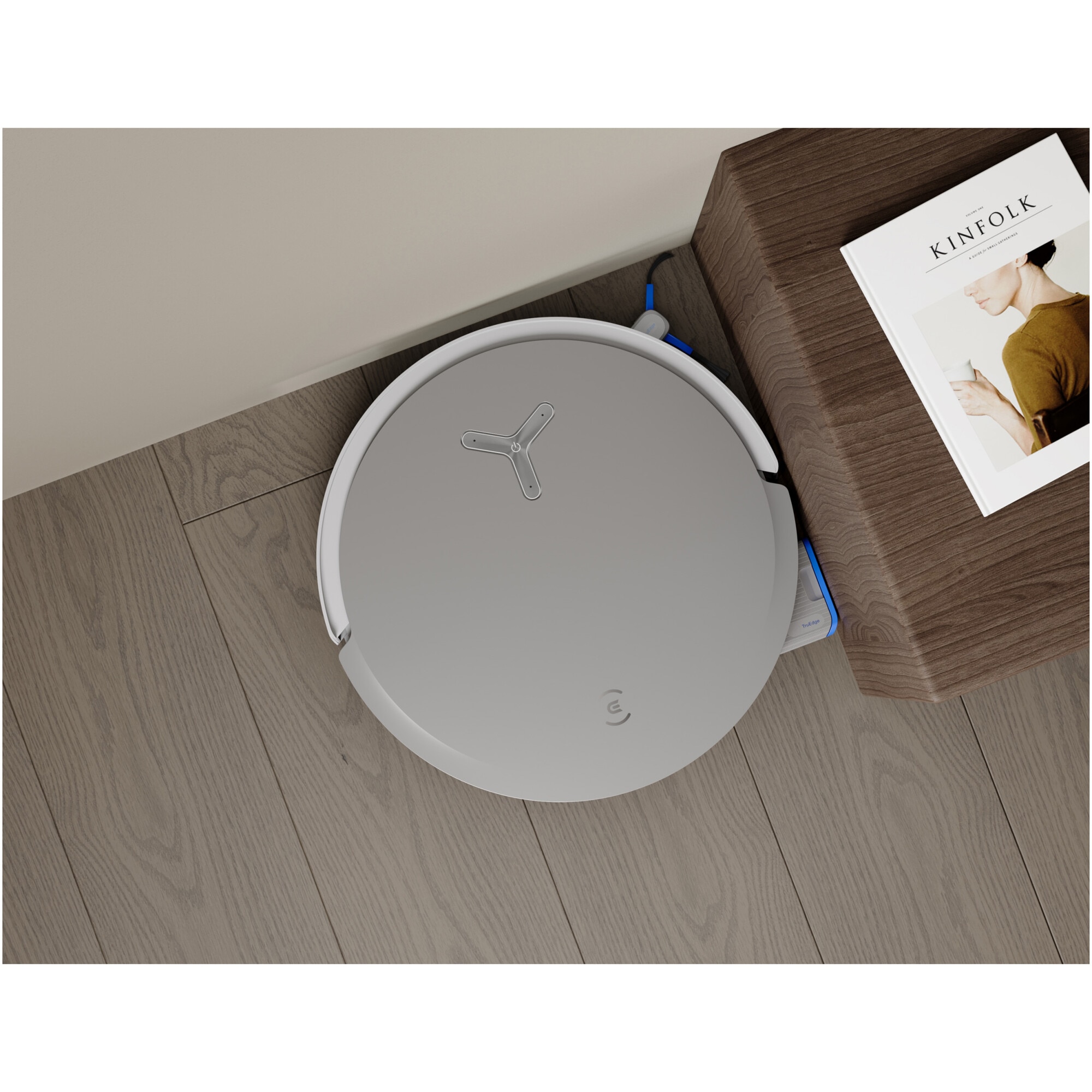 Robot de aspirare Ecovacs DEEBOT X8 OMNI, 18000Pa, baterie Li-Ion 6400mAh, capacitatea rezervorului de apa 110ml, capacitatea cosului de praf 220ml, capacitate rezervor statie pentru apa murdara 2 x 4L, capacitate cos praf statie 3L, alb