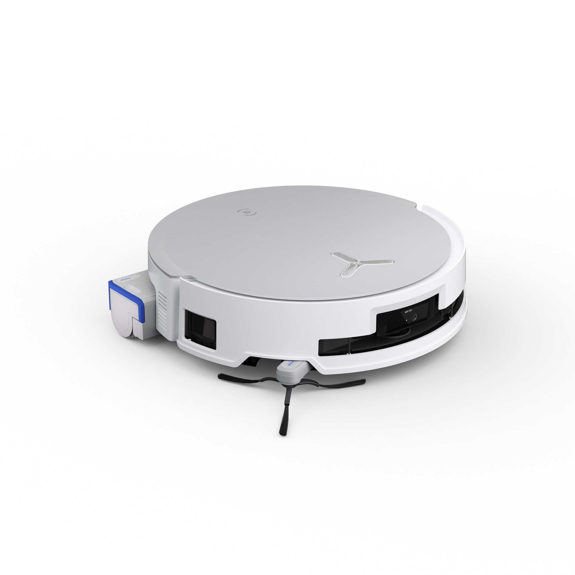 Robot de aspirare Ecovacs DEEBOT X8 OMNI, 18000Pa, baterie Li-Ion 6400mAh, capacitatea rezervorului de apa 110ml, capacitatea cosului de praf 220ml, capacitate rezervor statie pentru apa murdara 2 x 4L, capacitate cos praf statie 3L, alb